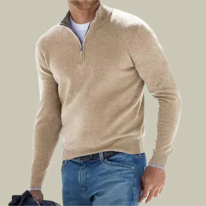 Men's Pullover Classic Modern Zipper