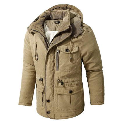 Men's Parka Coat Elegant Modern