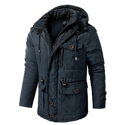 Men's Parka Coat Elegant Modern