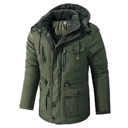 Men's Parka Coat Elegant Modern