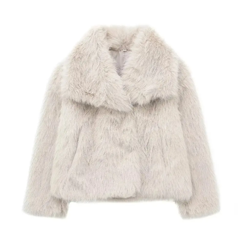 Women's Luxury Faux Fur Glamour Jacket