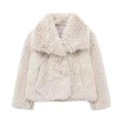 Women's Luxury Faux Fur Glamour Jacket