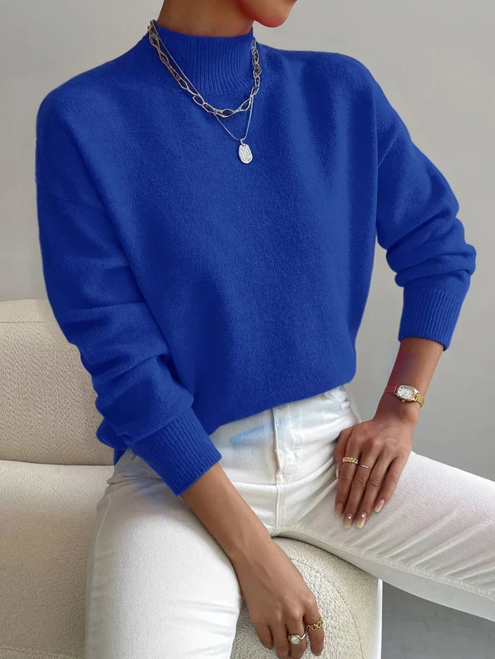 Elegant Turtleneck Sweater Women Comfortable