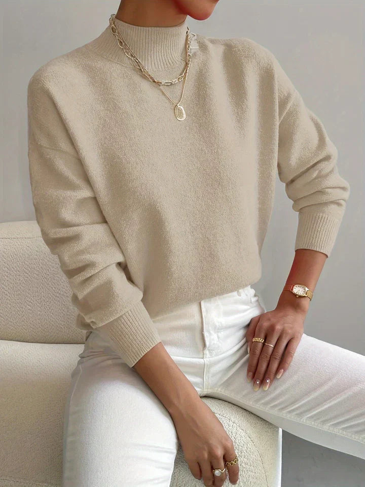 Elegant Turtleneck Sweater Women Comfortable