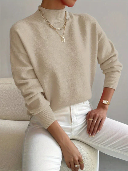 Elegant Turtleneck Sweater Women Comfortable