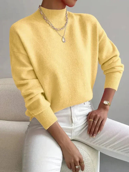 Elegant Turtleneck Sweater Women Comfortable