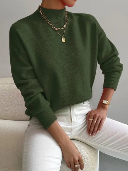 Elegant Turtleneck Sweater Women Comfortable