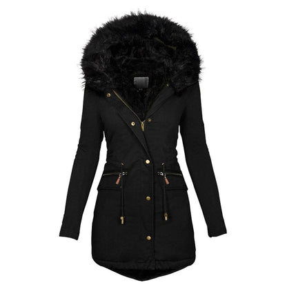 Winter Dress Long Adjustable Waist Women
