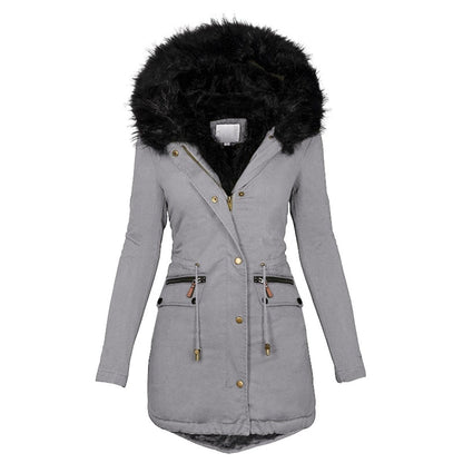 Winter Dress Long Adjustable Waist Women
