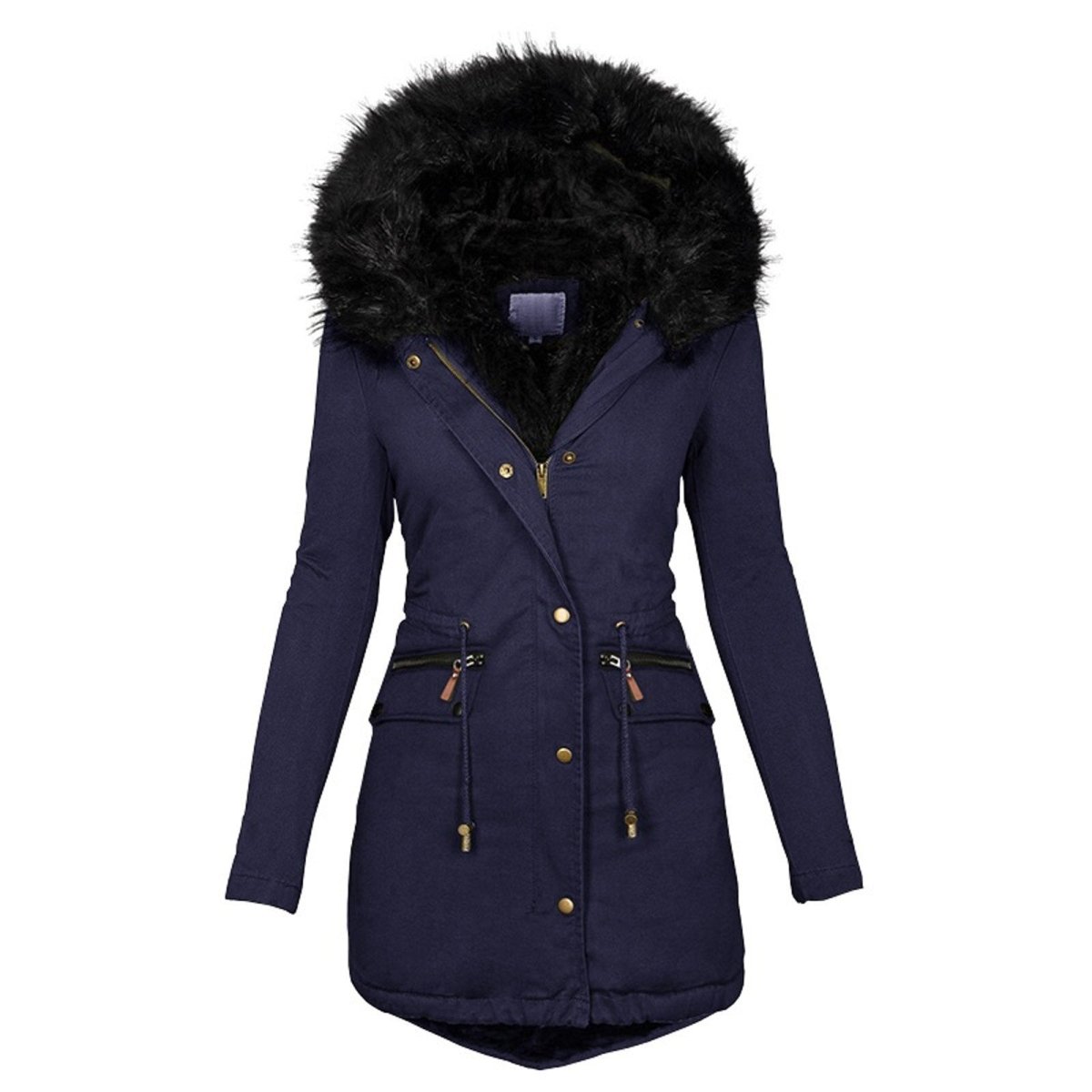 Winter Dress Long Adjustable Waist Women