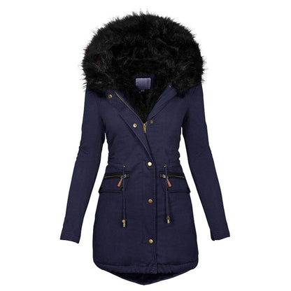Winter Dress Long Adjustable Waist Women