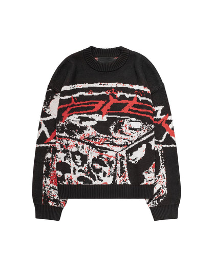 Fashion Knitted Sweater Trendy Streetwear Style