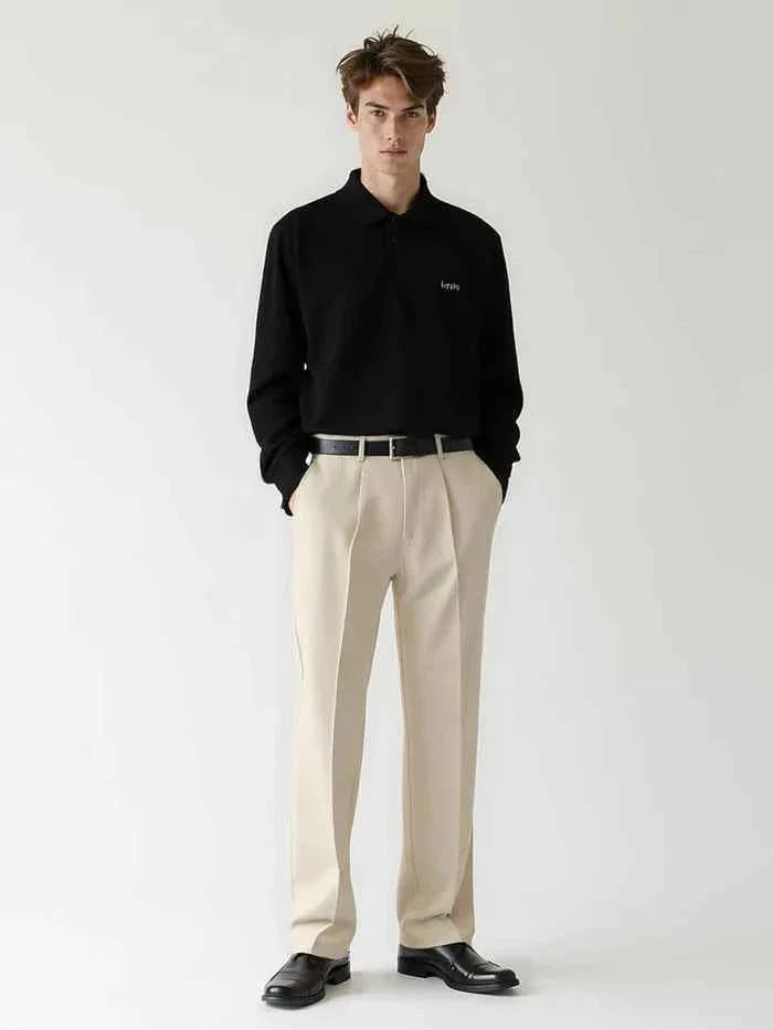 Slim-fit suit trousers tailored suit