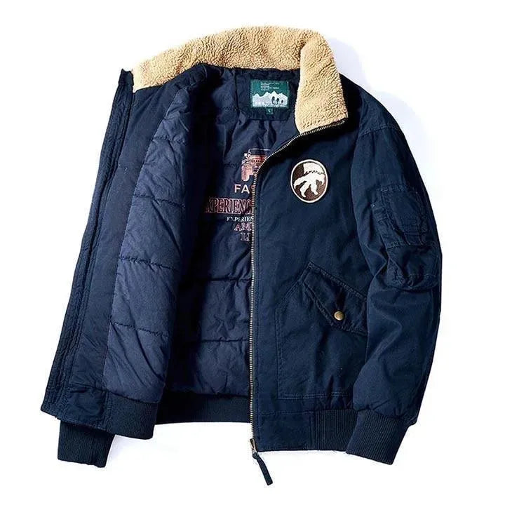 Men's Bomber Jacket Military Style Trendy