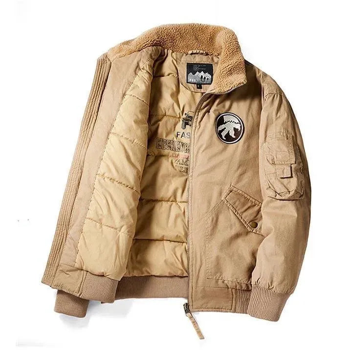 Men's Bomber Jacket Military Style Trendy