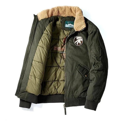 Men's Bomber Jacket Military Style Trendy