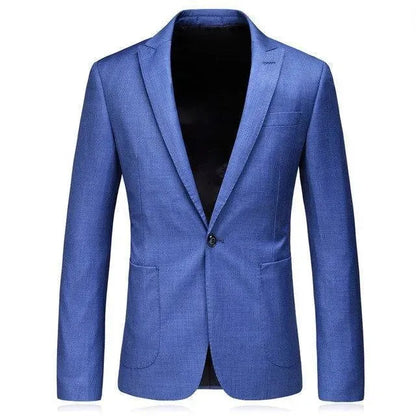 Men's Slim Fit 1-Button Elegant Blazer
