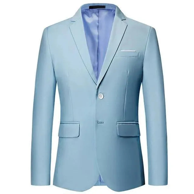 Elegant Men's 2-Button Wedding Suit Blazer