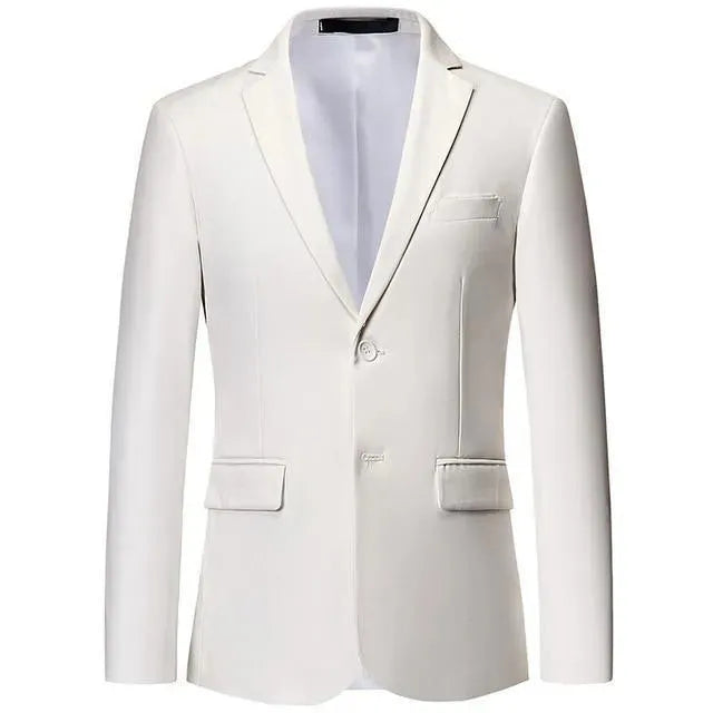 Elegant Men's 2-Button Wedding Suit Blazer