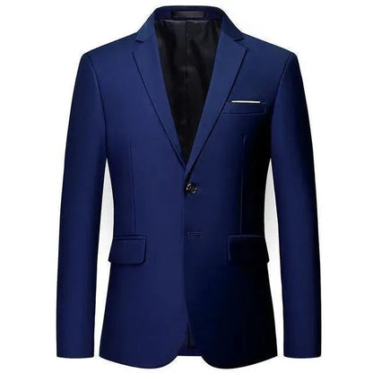 Elegant Men's 2-Button Wedding Suit Blazer