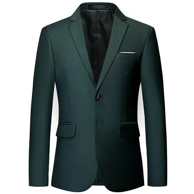 Elegant Men's 2-Button Wedding Suit Blazer