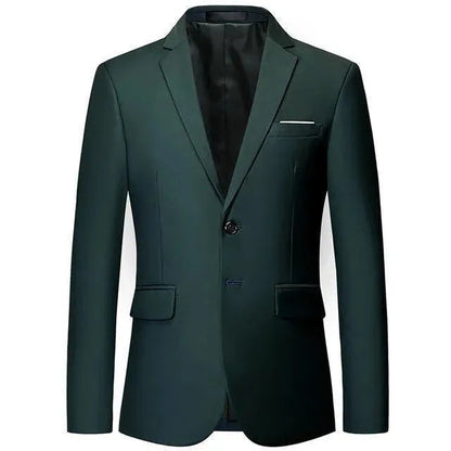 Elegant Men's 2-Button Wedding Suit Blazer