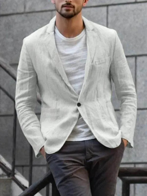 Herren Leinenblazer Sommer Modern - IdealeKleiden