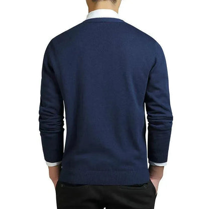 Elegante Strickjacke V-Ausschnitt Damen - IdealeKleiden