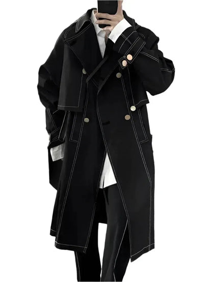 Men's Trench Coat Casual Modern Generous