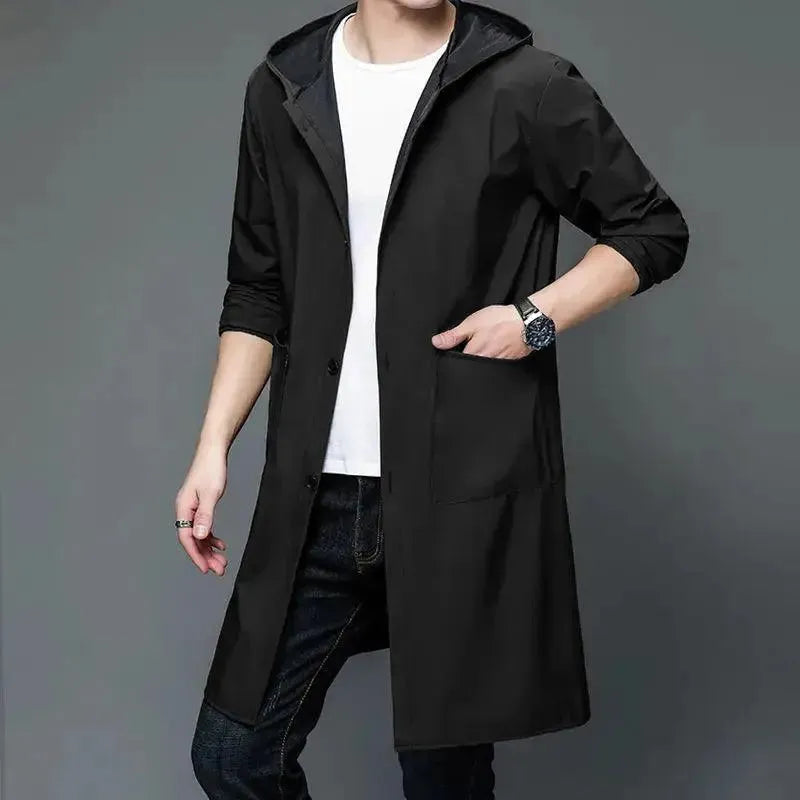 Men's Waterproof Hooded Rain Parka