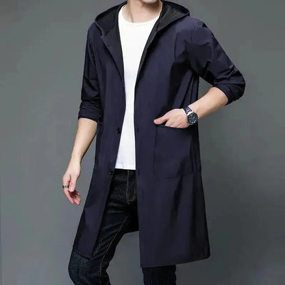 Men's Waterproof Hooded Rain Parka