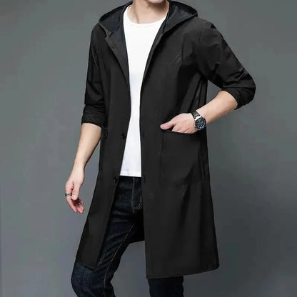 Men's Waterproof Hooded Rain Parka