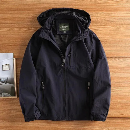 Men's Outdoor Jacket Waterproof Windproof Military Style