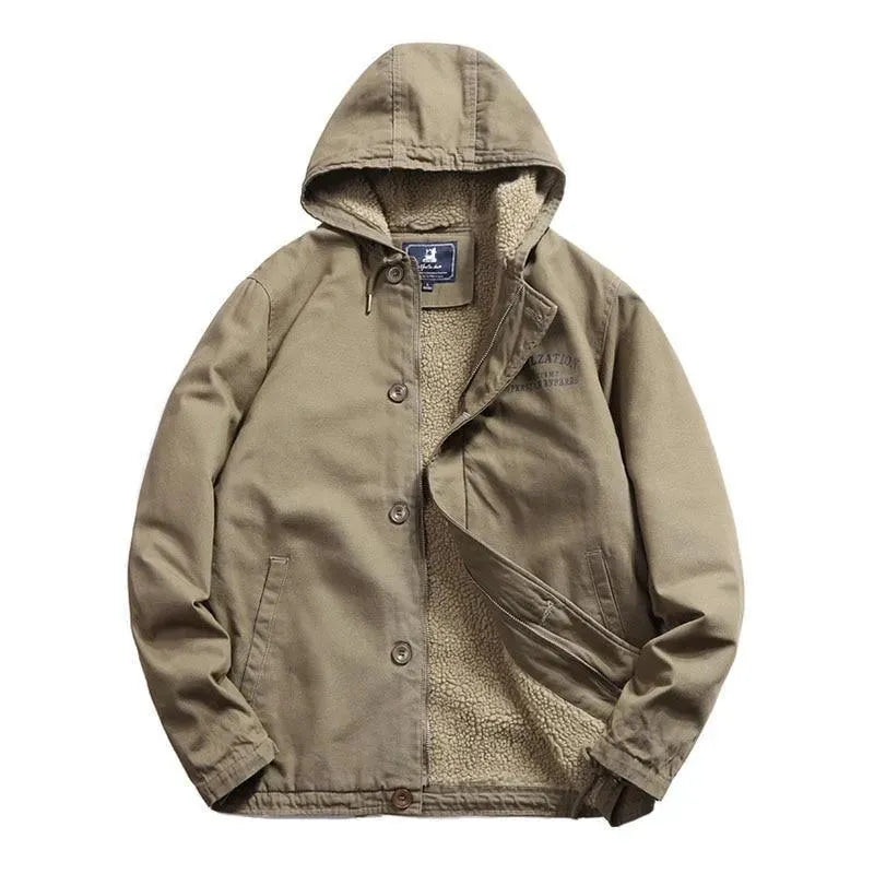 Men's Safari Jacket Outdoor Functional Pockets