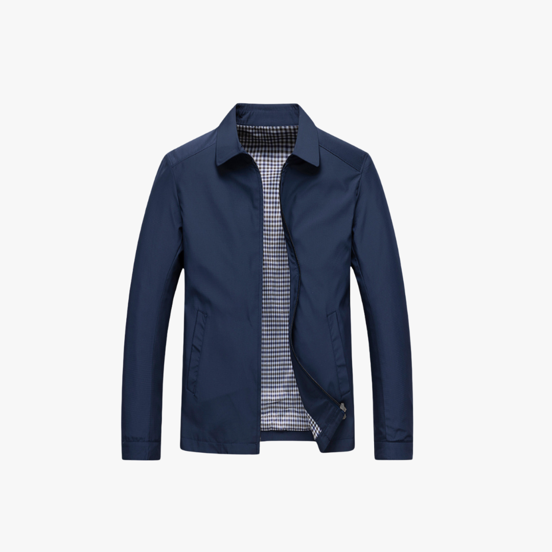 Praktische Herrenjacke Leicht Winddicht Outdoor - IdealeKleiden