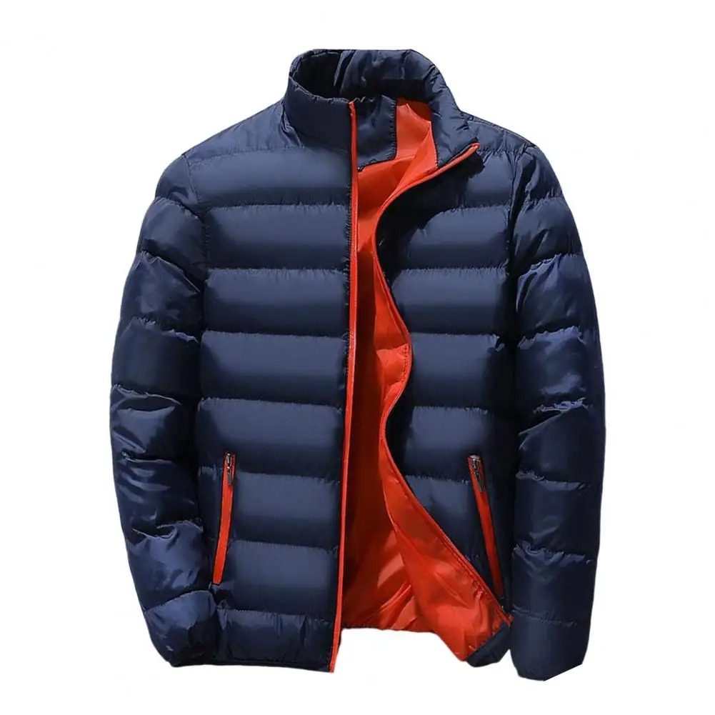 Men's Quilted Jacket Warm Winter Outdoor