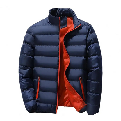 Men's Quilted Jacket Warm Winter Outdoor