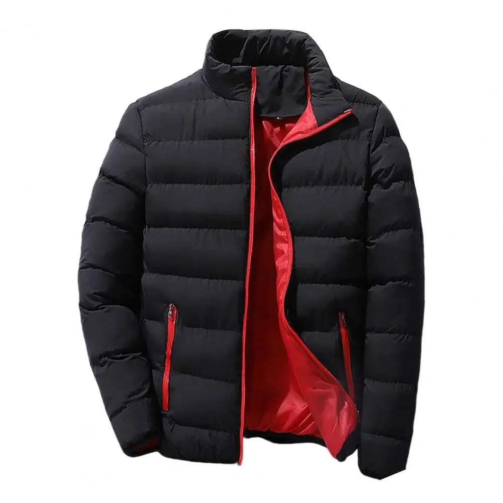 Men's Quilted Jacket Warm Winter Outdoor