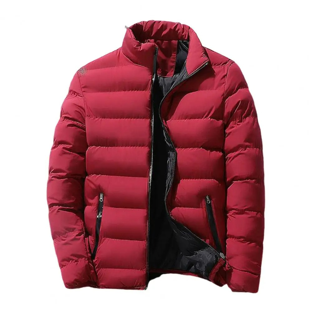 Men's Quilted Jacket Warm Winter Outdoor