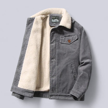 Men's Corduroy Jacket Autumn Warm Insulated