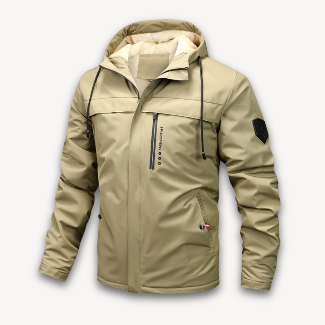 Men's Waterproof Sporty Rain Jacket