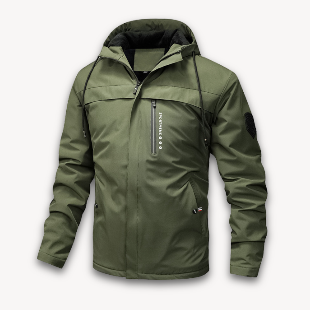 Men's Waterproof Sporty Rain Jacket