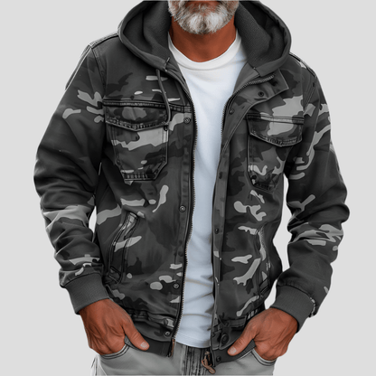 Men's Hoodie Camo Style Modern
