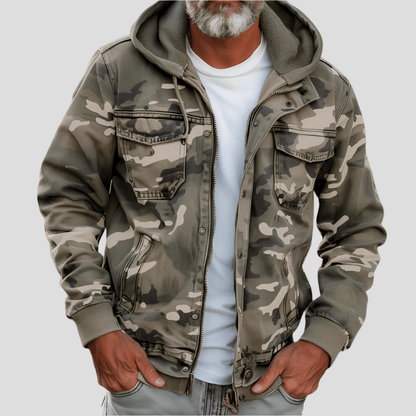 Men's Hoodie Camo Style Modern