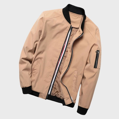 Men's Bomber Jacket Lightweight Water-Repellent Sporty