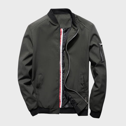 Men's Bomber Jacket Lightweight Water-Repellent Sporty