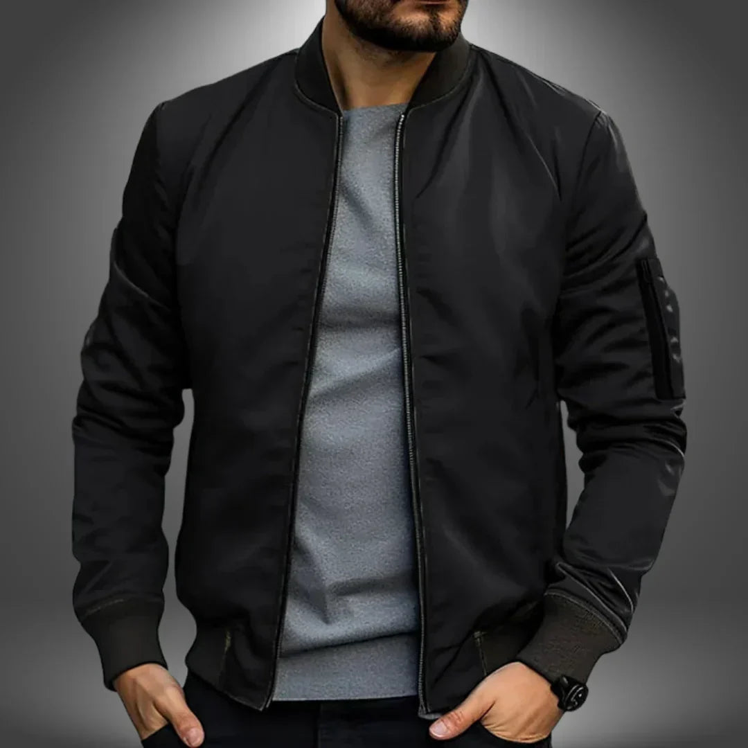 Men's Lightweight Bomber Jacket - Casual Sports Windbreaker