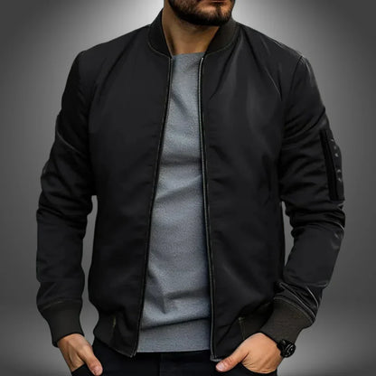 Men's Lightweight Bomber Jacket - Casual Sports Windbreaker