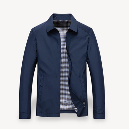 Men's Lightweight Cotton Plaid Summer Jacket