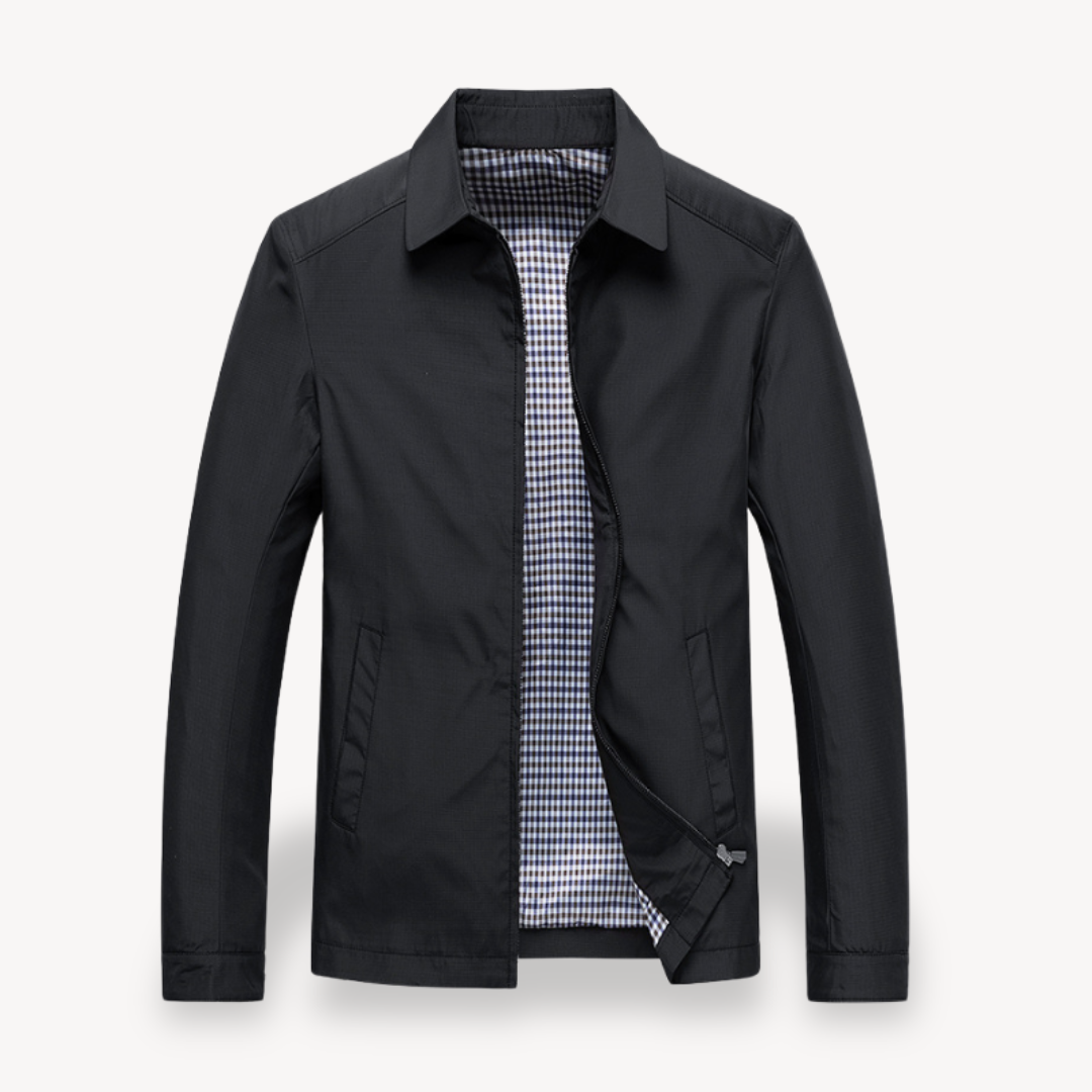 Men's Lightweight Cotton Plaid Summer Jacket